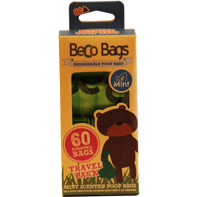 BECO Large Poop Bags | Mint Scented | Size: 60 Bags