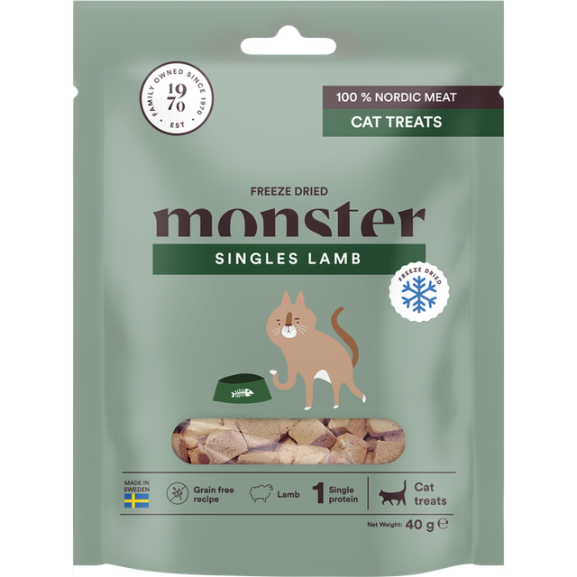 Monster Cat Treats Freeze Dried Lamb 45 g
