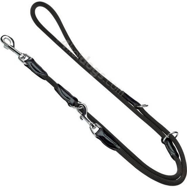 HUNTER Freestyle justerbart koppel för hundar, robust, väderbeständig, 0,8/200 cm, grå
