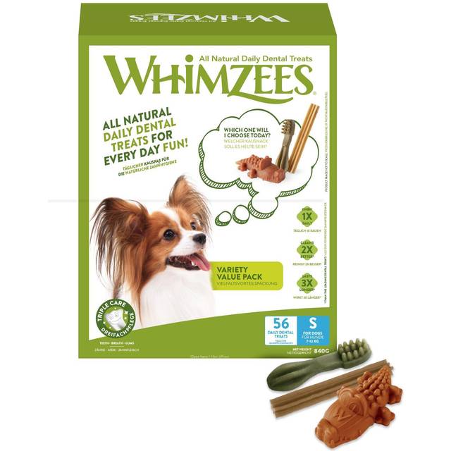 KENNELPAK Pet Things Whimzees Variety Value Box Liten 56-pack