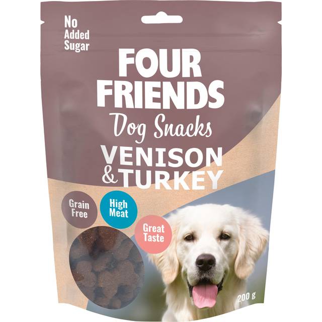 FourFriends Dog Snacks Venison & Turkey 200 g