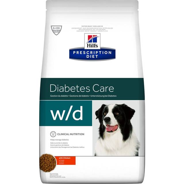 Prescription Diet w/d Diabetes Care Torrfoder med Kyckling till Hund - 1,5 kg