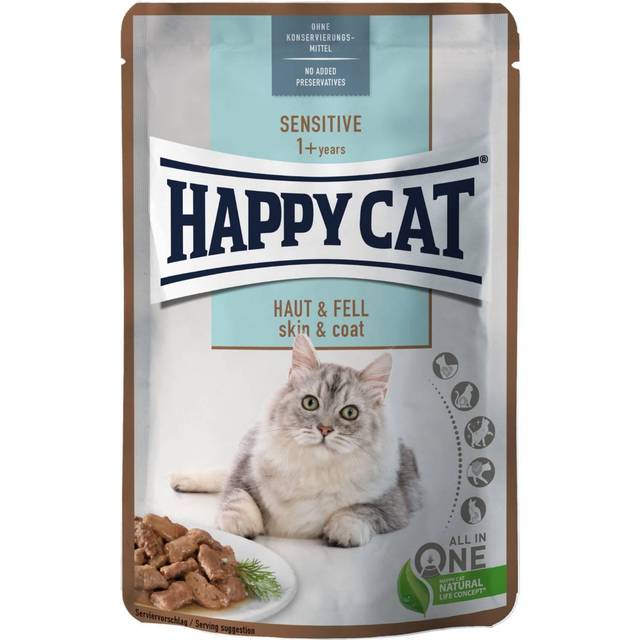 Happycat i sås Skin & Coat 85g