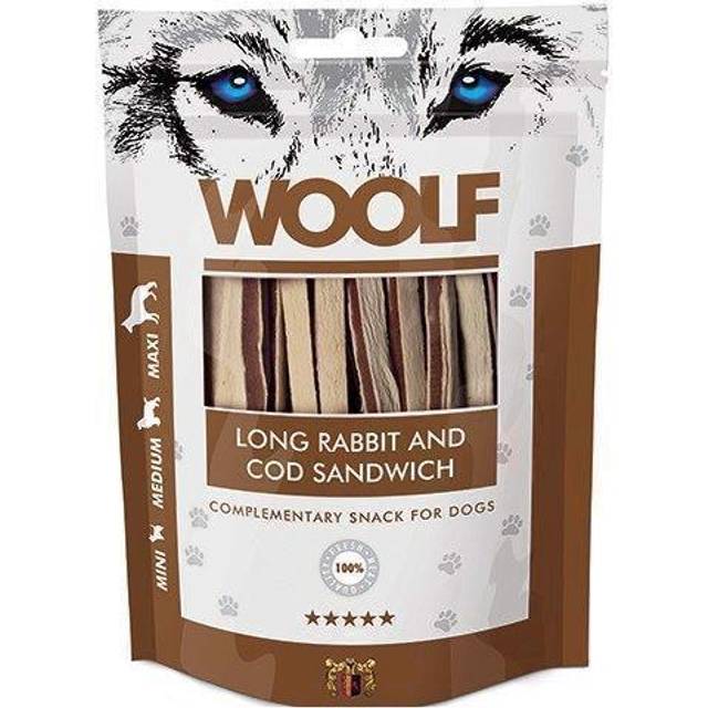 Woolf Long Rabbit & Cod Sandwich 100g
