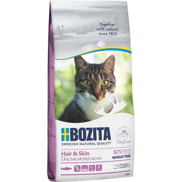 Bozita Hair &amp; Skin Wheat Free Salmon Kattmat - 2kg