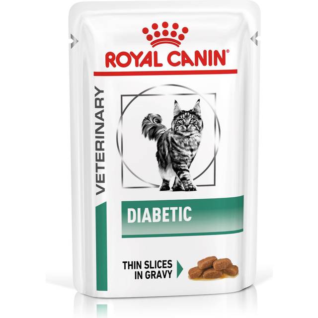 Royal Canin Weight Management Diabetic Slices In Gravy Pouch Våtfoder för Katt - 12x85 g