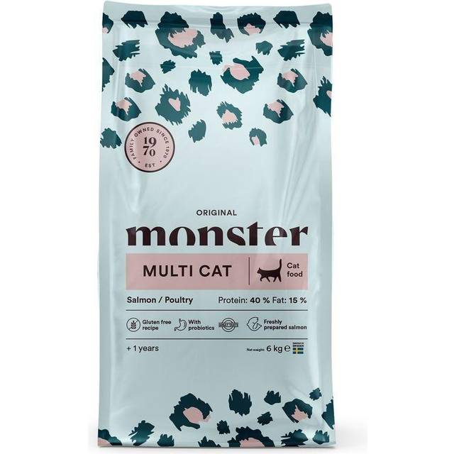 Monster Cat Original Multicat Salmon & Poultry - 6 kg (6 kg)