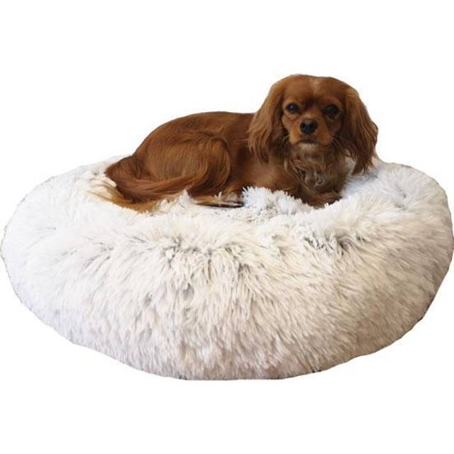 Fluffy - Dogbed M, Frozen white 76cm