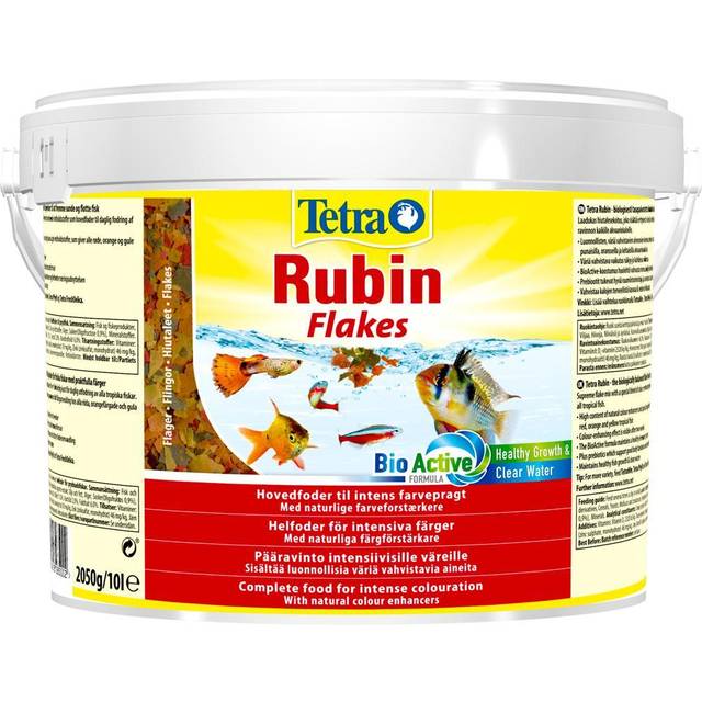 Tetra Rubin Flakes Fiskfoder, 10 l