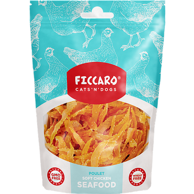 Ficcaro Soft chicken seafood, 100g