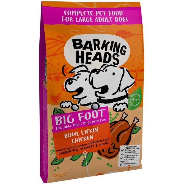 Barking Heads Large Breed Bowl Lickin' Chicken, 12kg
