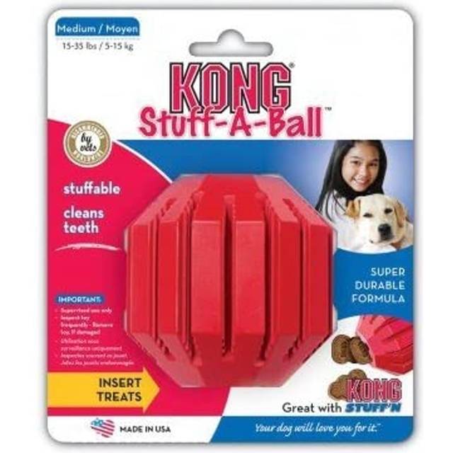 - Stuff-A-Ball - Durable Rubber, Treat Dispensing and Teeth Cleaning Dog Toy - For Medium Dogs