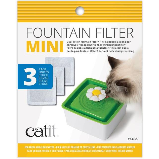 Catit Mini Flower Fountain Dual Action Replacement Filters Pack of 3