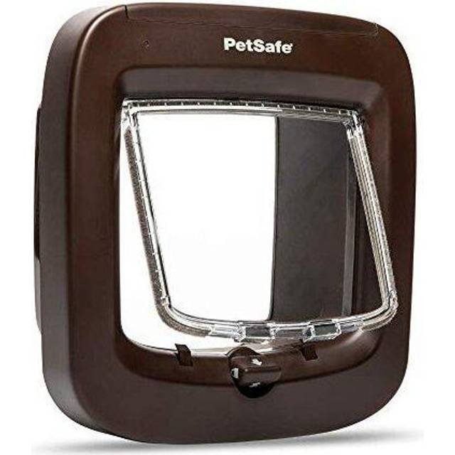 PetSafe Kattlucka Microchip Brun - Smart Dörr för Säker Inpassering