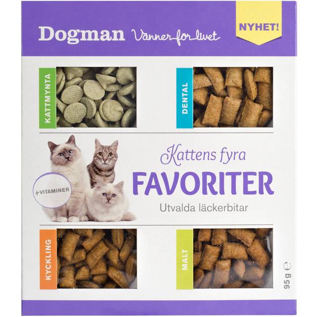 Kattgodis Kattens fyra favoriter