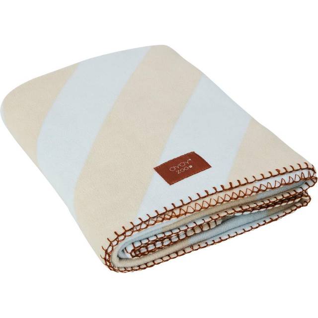 OYOY ZOO - Kaya Dog Blanket - Hund filt - 610 Ice Blue - H180 x W205cm (L)