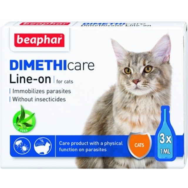 Beaphar Fästingmedel Dimethicare Line-on Katt - Multi