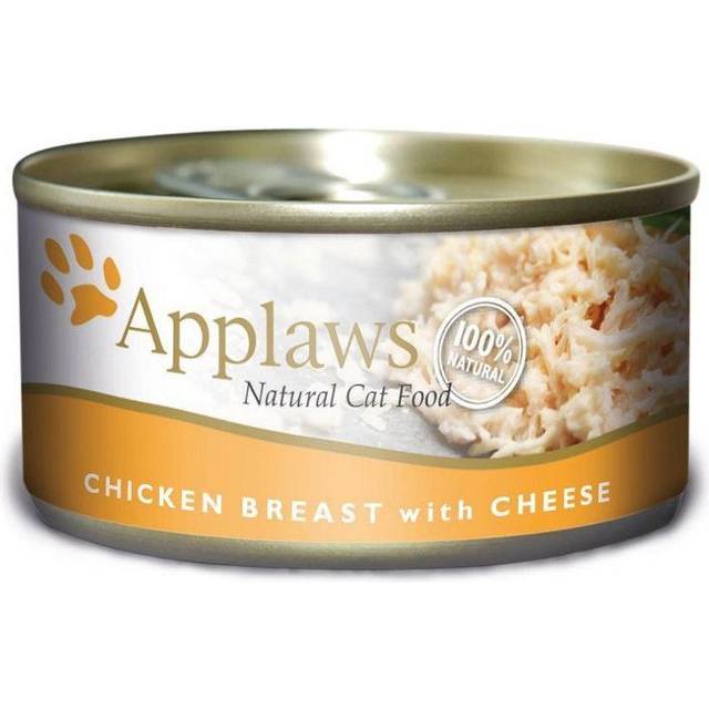 Applaws Cat Dåsemad, Chicken Breast & Cheese in Broth,70g