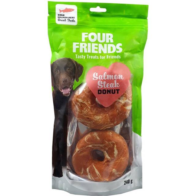 FourFriends Dog Salmon Steak Donut 2-pack