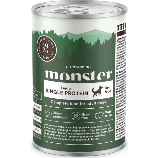Monster Dog Adult Single Protein Lamb - 400 g
