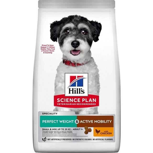 Hills SP Adult Dog Perfect Weight & Active Mobility, Small & Mini, Chicken - 1,5 kg