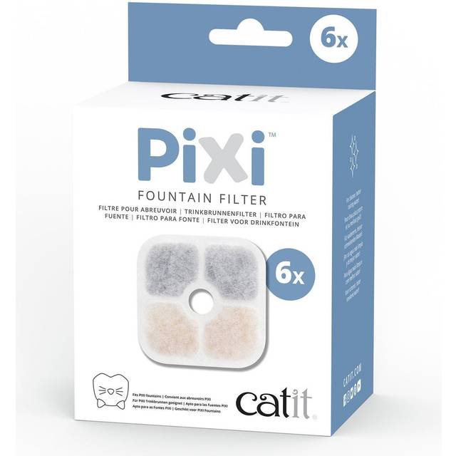 Catit PIXI Fountain Filter Cartridges 6 Pack