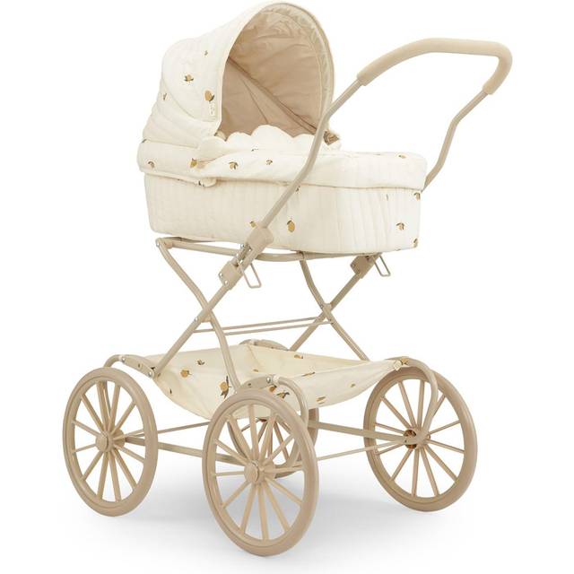 Konges Sløjd - DOLL DUKKEVOGN - Tillbehör till dockor - LEMON - H90 x B42 x L 71 cm