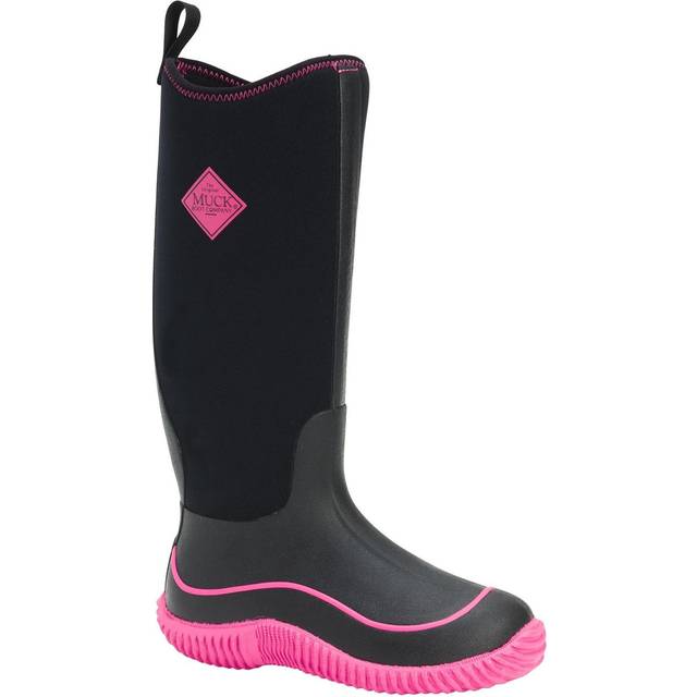 Muck Boots dam Hale regnstövel, Svart W luddig fiskben, 41 EU