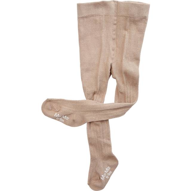 MarMar Copenhagen Tights Pointelle Stl. 8Y-9Y fepojkar - Strumpbyxor Från Magasin - Alpaca Melange (8Y-9Y)