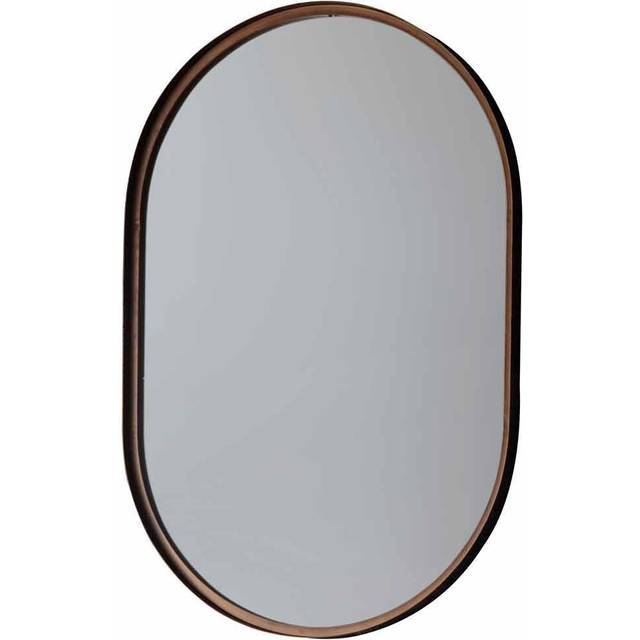 Harlan Elipse Oval Wall Mirror - Bronze