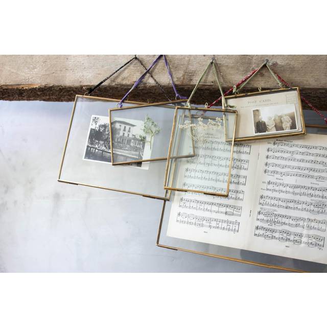 nkuku Kiko Brass Frame | Decorative Accessories | Antique Brass | Portrait "5 x 7"