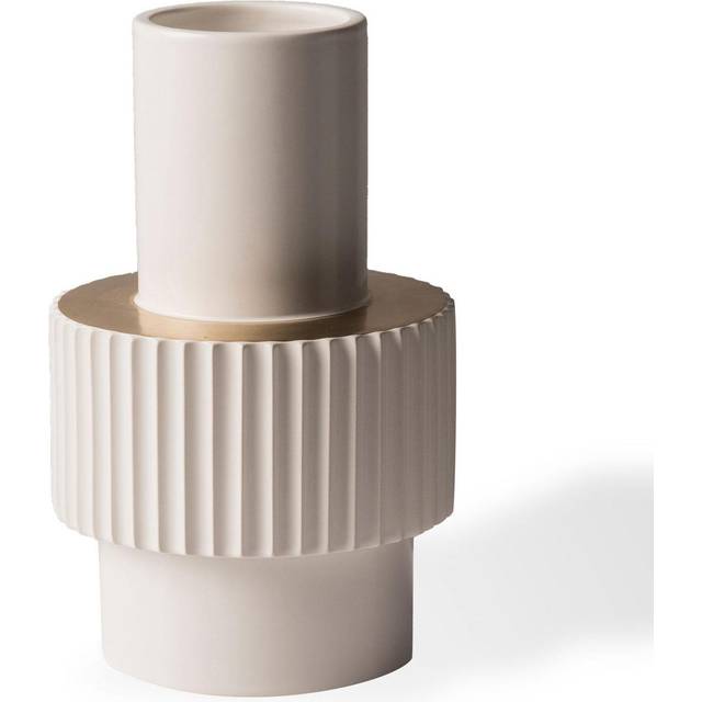 Pols Potten - Gear Vas 25,5 cm Vit