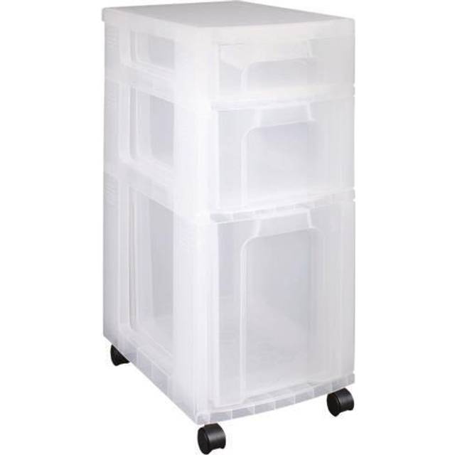 Really Useful Storage Tower Polypropylene 3 Drawers 7L 12L - DT1021b