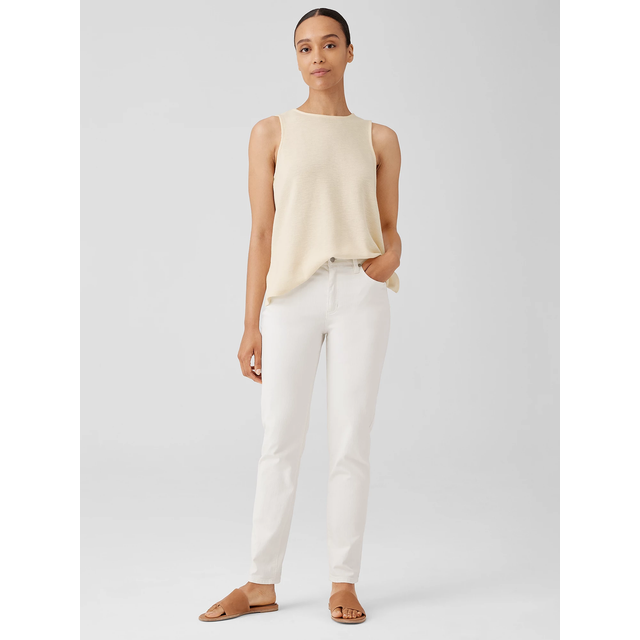 Eileen Fisher High-Waist Slim Jean