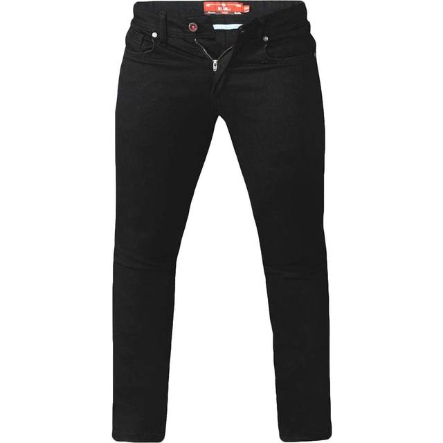 D555 D555 Plus Size Claude Tapered Jeans Black