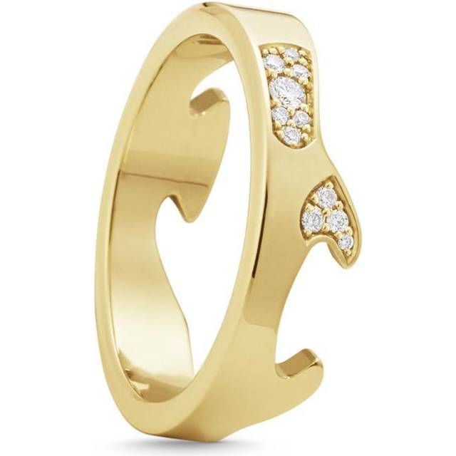 Ring fusion cloud gult guld