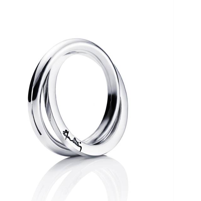 Efva Attling Twosome Ring 15.00 MM - SILVER