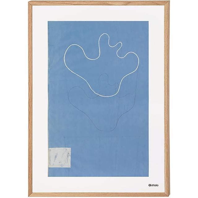 Iittala Alvar Aalto 50x70 Cm Sketch Blue Papir Blå 1062144 Billede 50x70cm