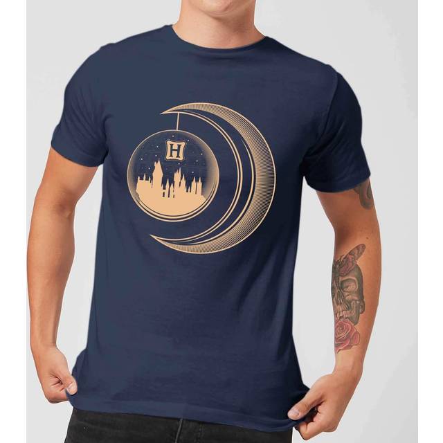 Harry Potter Globe Moon Women's T-Shirt - Navy - S
