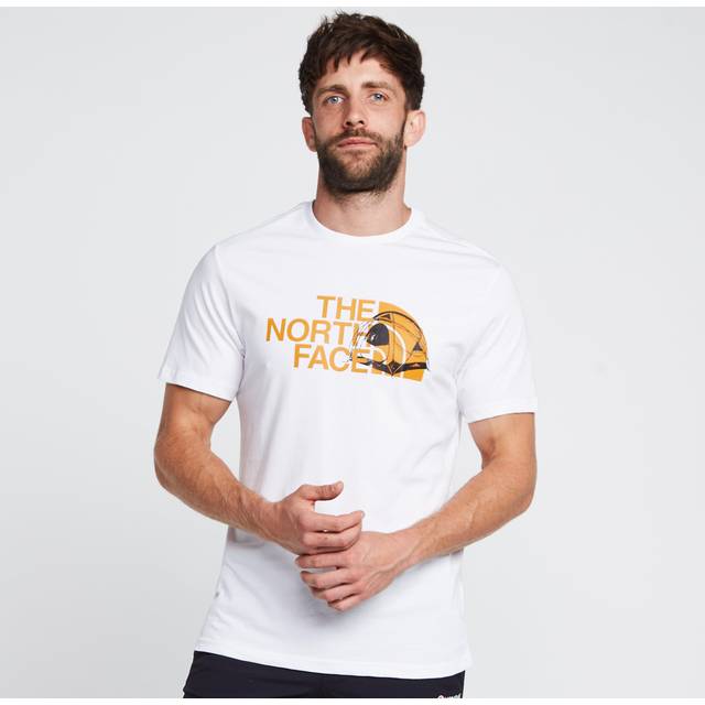 Men's Short Sleeve Graphic Half Dome T-Shirt, White