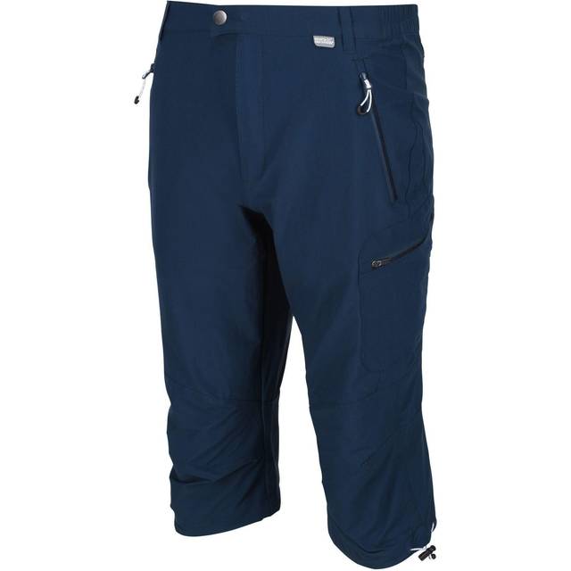 Regatta Highton capribyxor för män, måne ljus Denim, 42