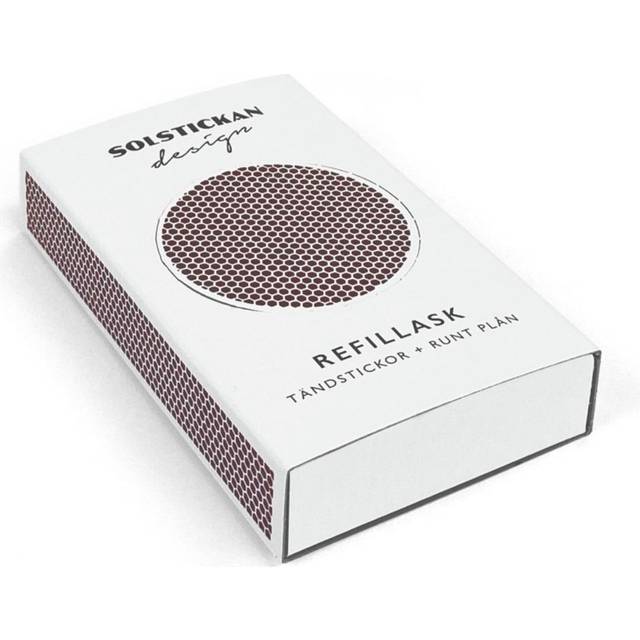 Solstickan - Refill Tändsticksburk - Vit