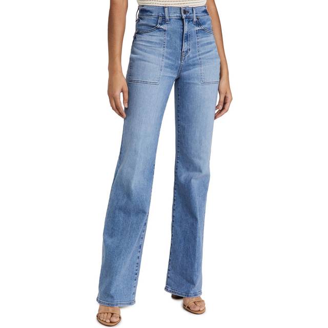 Crosbie Wide-Leg Jeans with Pocket Details - AMETHYST - 30