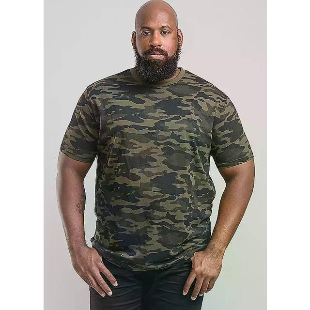 D555 Plus Size Gaston Camouflage T-Shirt Jungle