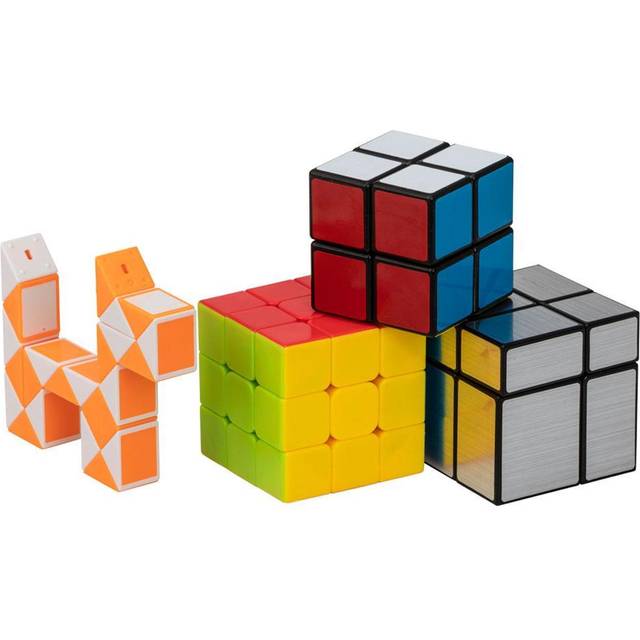 Magic Cube 4-pack – Hjärngymnastik för alla åldrar