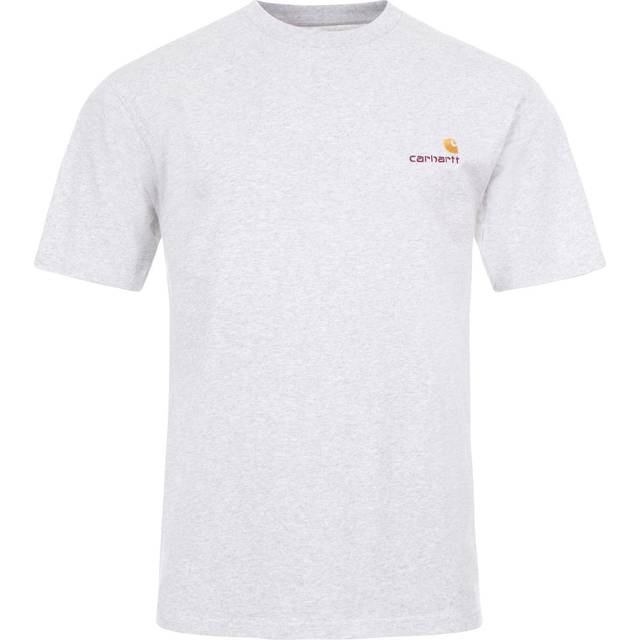 T-shirt Carhartt WIP S/S American Script T-Shirt UNISEX Ash Heather S (S)
