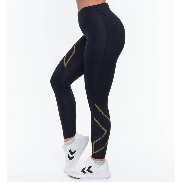 2XU Mens Compression Tights Size: Extra Small, Colour: Black/Black