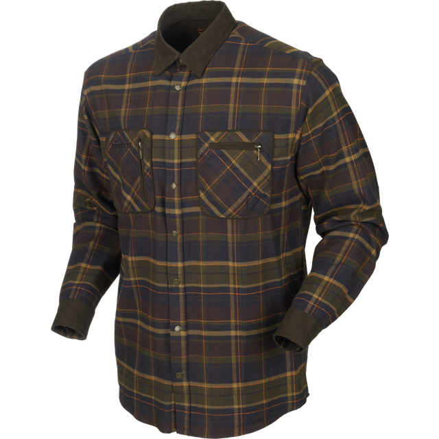 Härkila Pajala skjorta Mellow brown check 2XL - (2XL)