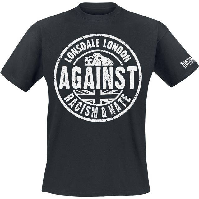T-shirt against racism Lonsdale - Noir - 3XL