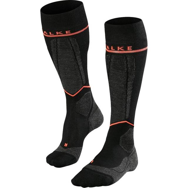 Knee-high socks woman Falke SK Energizing Wool - Noir